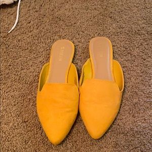 She in Mustard Loafers